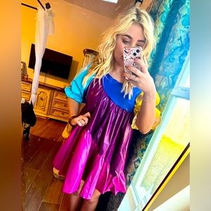 Queen of Sparkles so so cute asymmetrical SmaLL DRESS